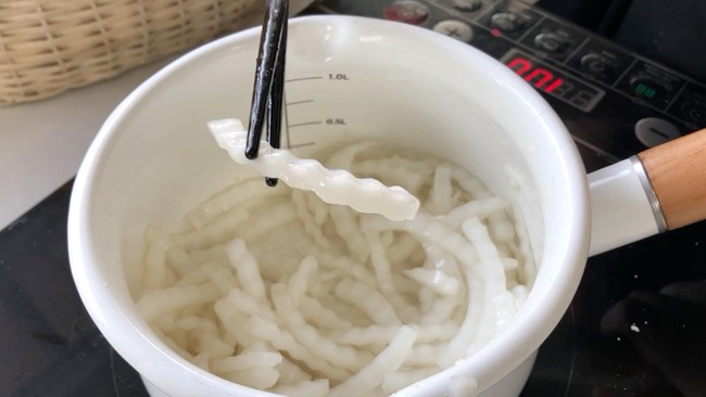 Học mẹ đảm Hà thành cách nấu chè bưởi cốm dừa cho mùa Vu Lan-20