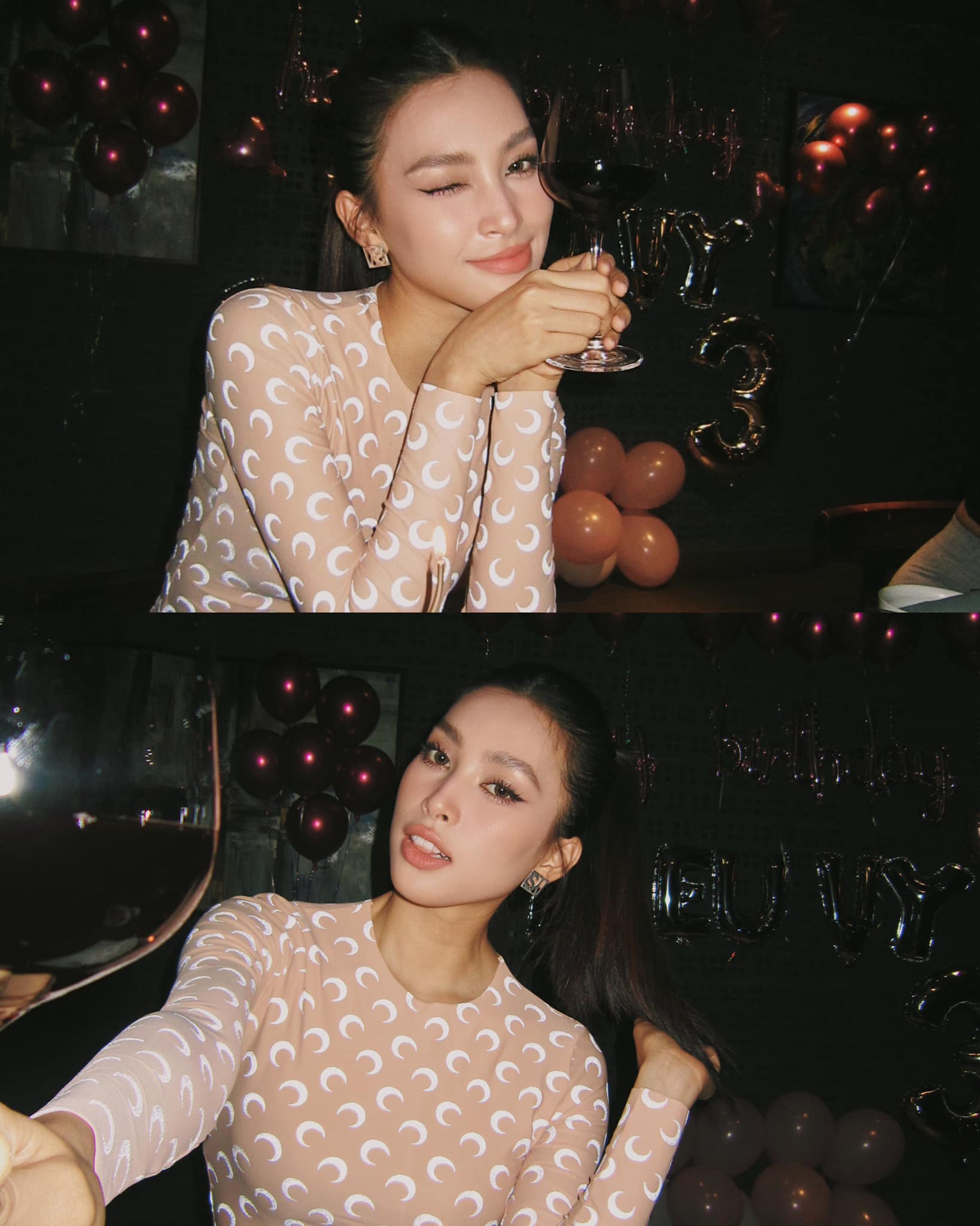 Tiểu Vy đón sinh nhật bên gia đình, visual mẹ và em trai gây chú ý-1