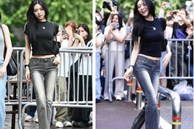 Nữ idol sở hữu body 'siêu thực', cứ diện combo crop top quần jeans là gây sốt