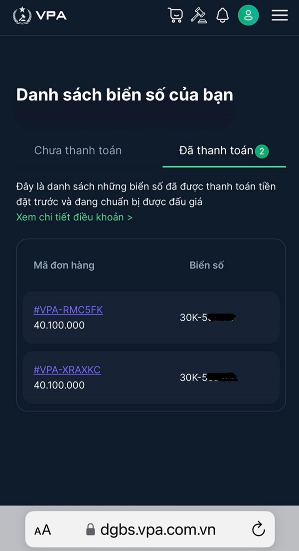 Nhiều chủ xe đồng loạt viết tâm thư đòi tiền cọc đấu giá biển số-2