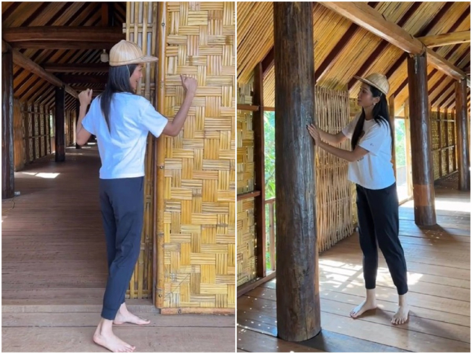 H’Hen Niê khoe nhà làm cho em gái: Gộp 3 căn dài như sàn catwalk, cây trái bao quanh thích mắt-2