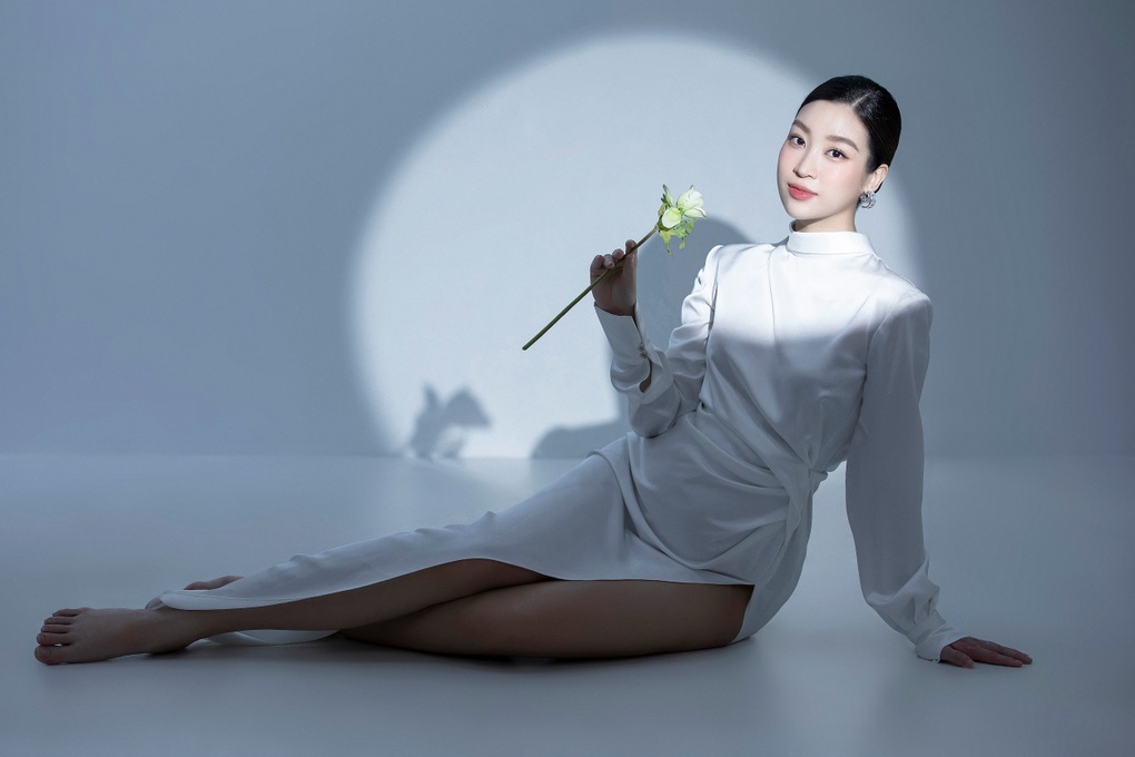 Hoa hậu Đỗ Mỹ Linh lần đầu công khai ảnh mang bầu sau sinh-7