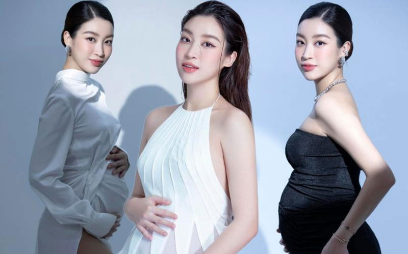 Đỗ Mỹ Linh lần đầu lộ diện bên dàn hậu sau khi sinh con gái, nhan sắc gây chú ý-4