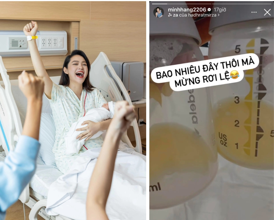 Giọt sữa mẹ đầu tiên xuất hiện trong 72 giờ sau sinh khiến Minh Hằng bật khóc quan trọng đến thế nào?-1