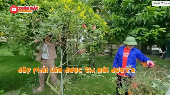 Bên trong biệt phủ tiền tỷ của Xuân Bắc: Không gian sống an yên, chiếm spotlight là sân vườn quanh năm hoa trái sai trĩu mọc-12