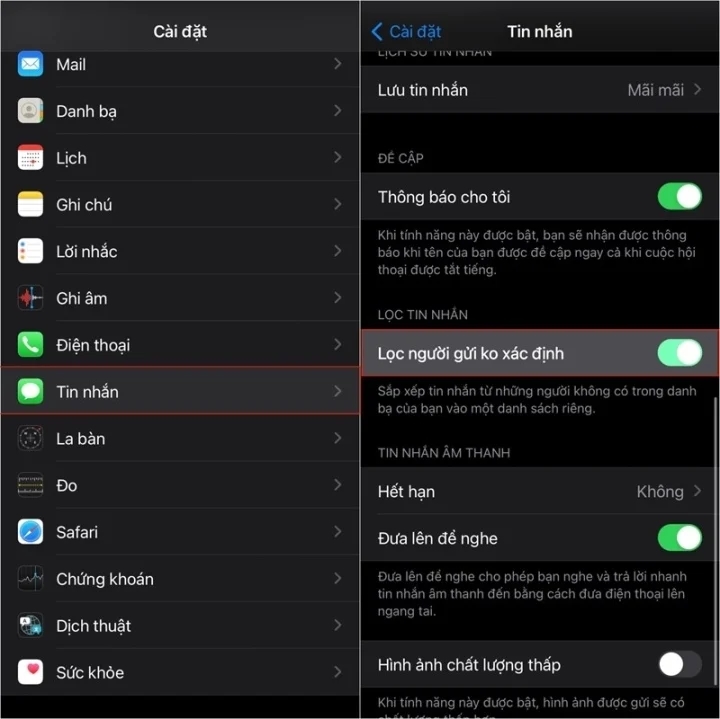 3 simple ways to block spam, scam messages on iPhone-3