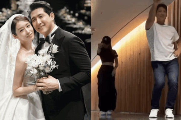 Jiyeon (T-ara) cùng ông xã cầu thủ nhảy See Tình, thốt lên 1 câu gây ngỡ ngàng