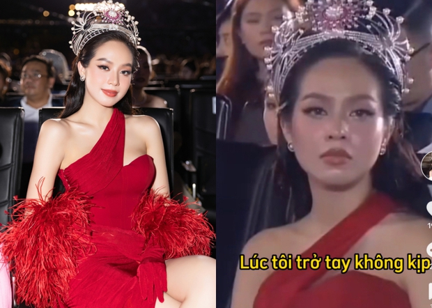 Nàng hậu Vbiz bất lực vì đi ngủ cũng nằm mơ bị dìm hàng, nhìn biểu cảm trong hậu trường là hiểu lý do!-4