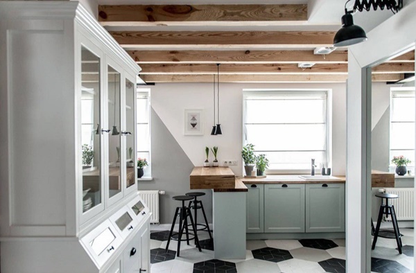 Căn hộ có gác lửng sẽ khiến bạn thích thú dù chỉ rộng 30m2-3