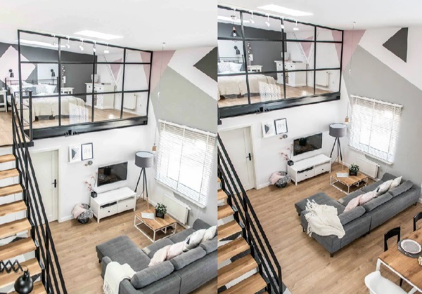 Căn hộ có gác lửng sẽ khiến bạn thích thú dù chỉ rộng 30m2-4