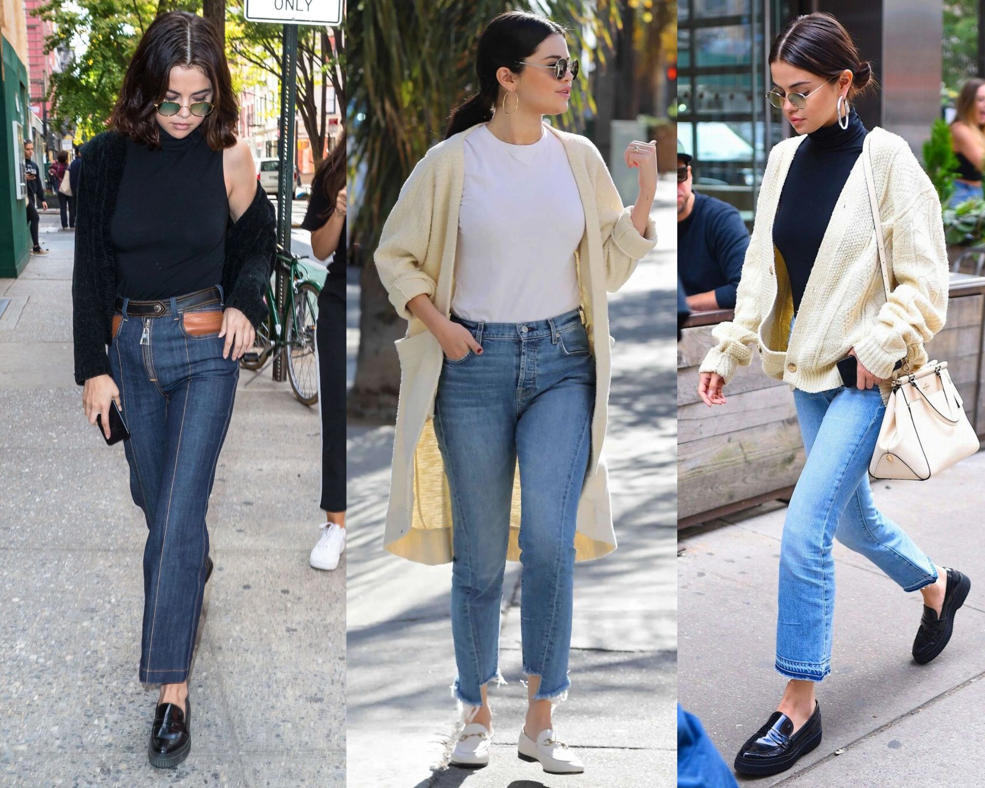 Mặc quần jeans ống đứng đơn giản mà sành điệu như Selena Gomez-1