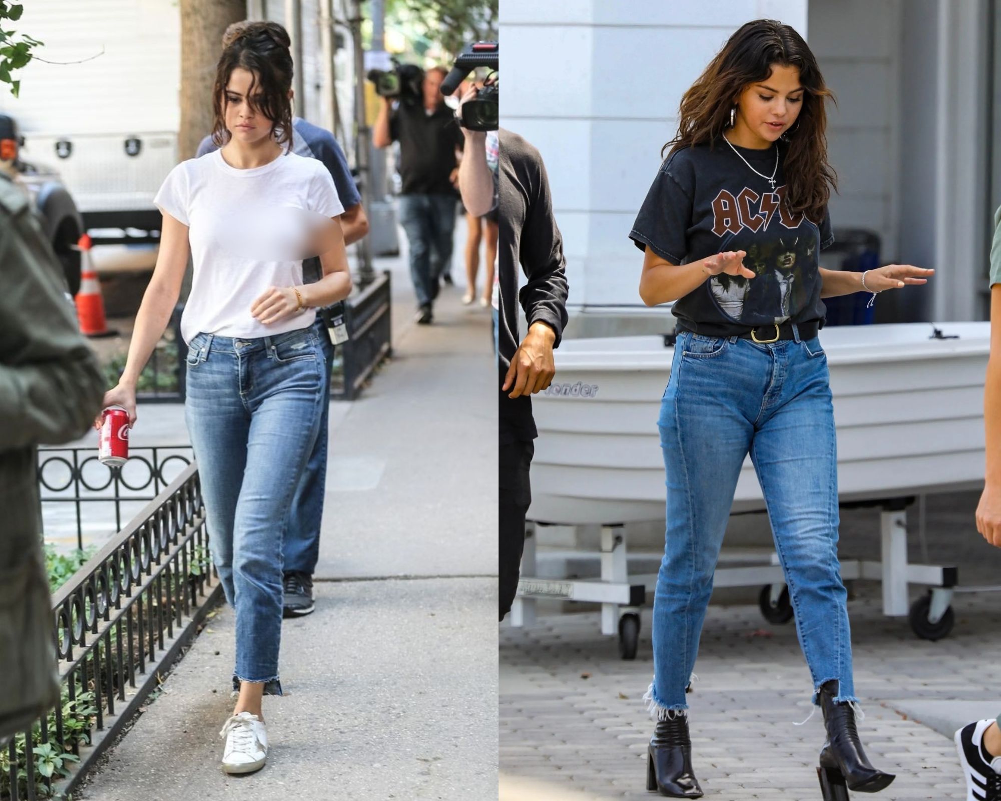 Mặc quần jeans ống đứng đơn giản mà sành điệu như Selena Gomez-2