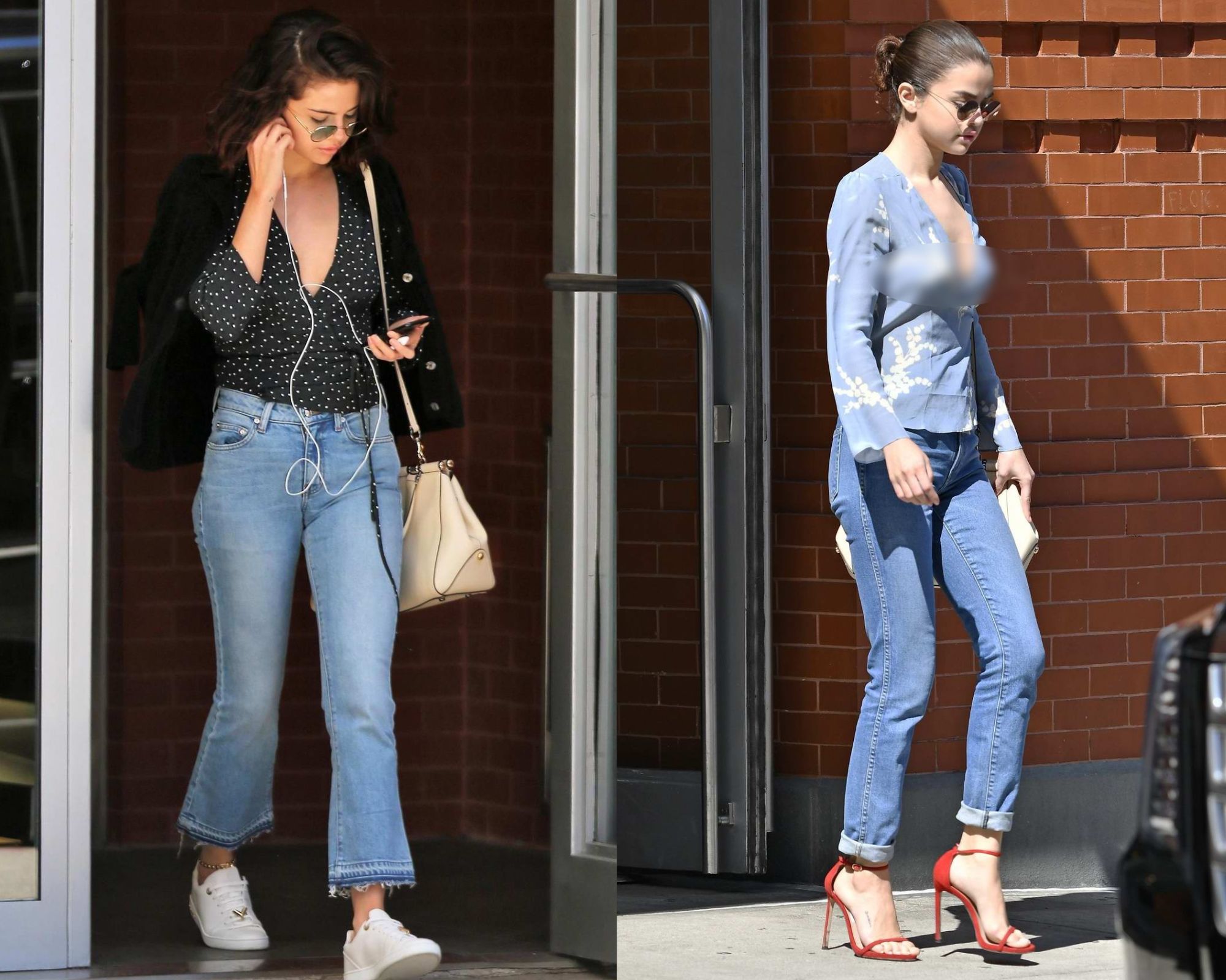 Mặc quần jeans ống đứng đơn giản mà sành điệu như Selena Gomez-4