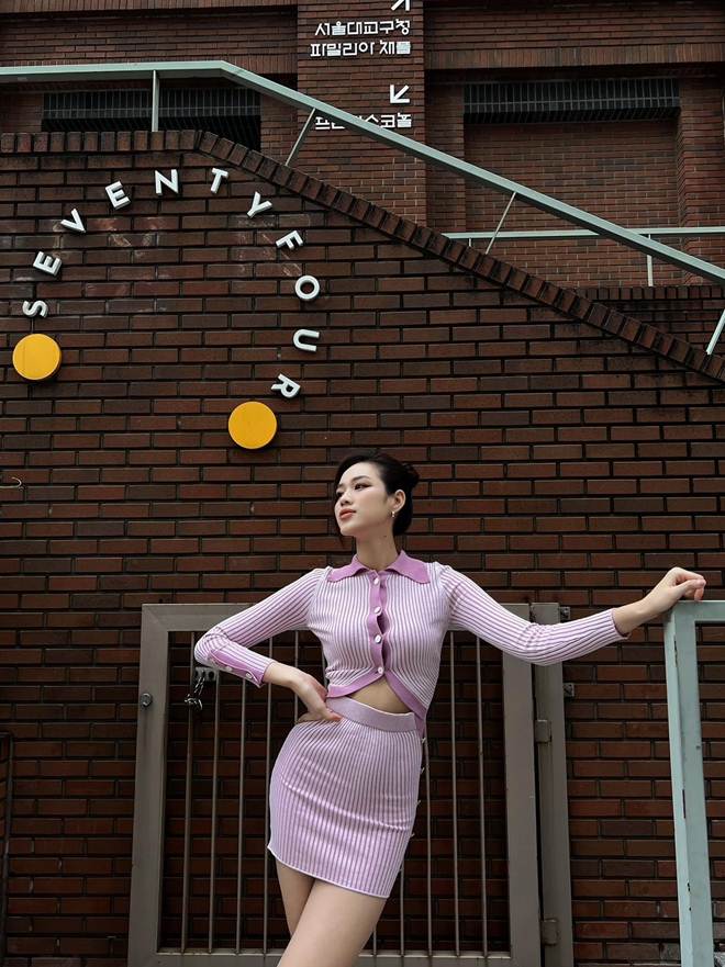 Hoa hậu Đỗ Thị Hà chuộng váy siêu ngắn, khoe chân dài 1m11-1