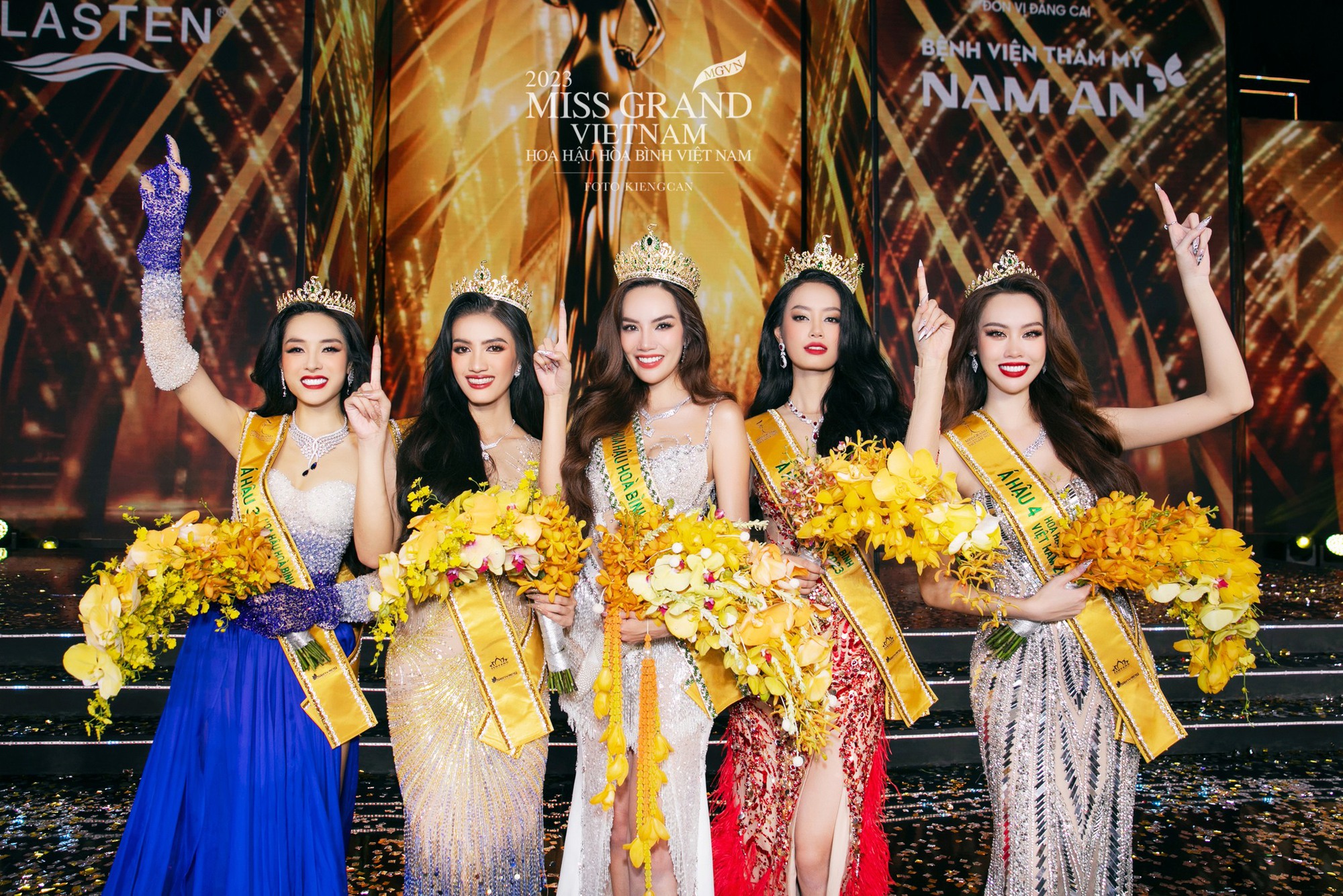 Khung ảnh bùng nổ nhan sắc của Top 5 Miss Grand Vietnam: Lê Hoàng Phương và Bùi Khánh Linh đọ sắc căng đét-5