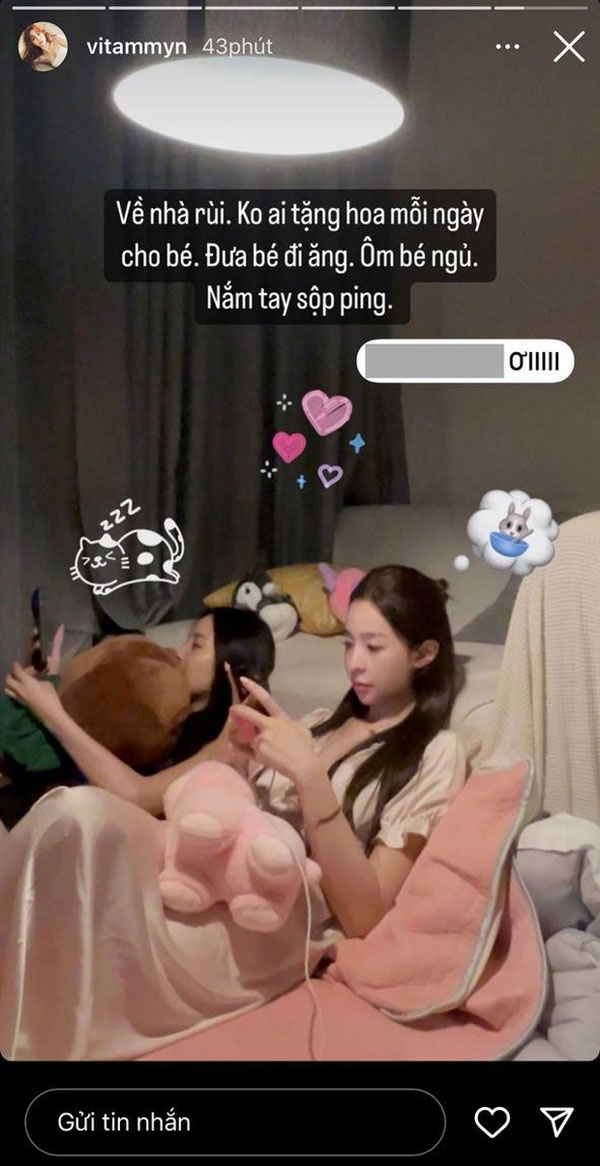 Tammy giữa tin đồn chia tay B Ray: Không ai tặng hoa mỗi ngày, không ai ôm bé ngủ-2