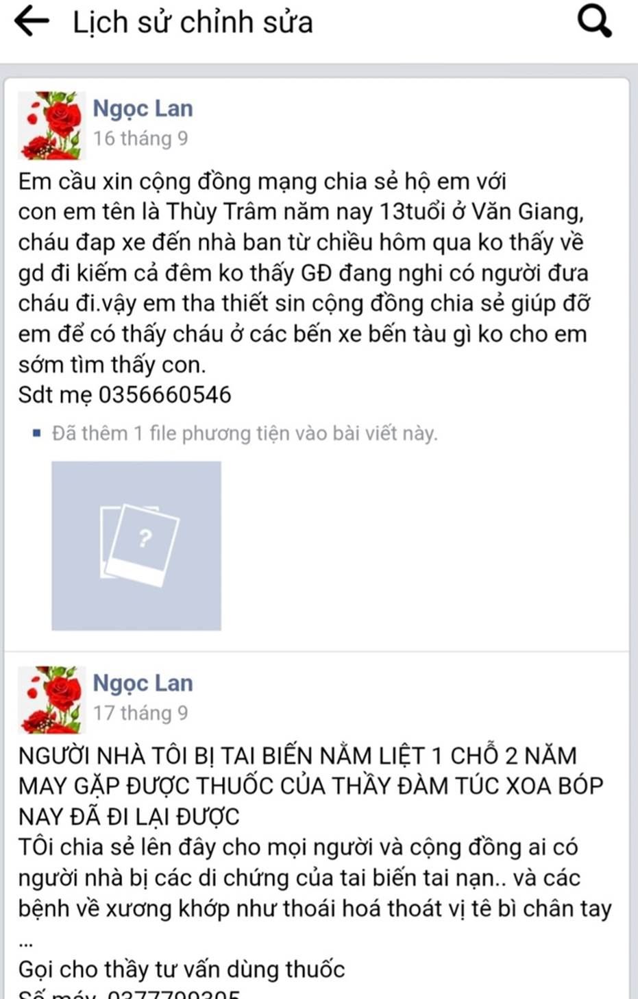 Đăng tin tìm trẻ lạc để quảng cáo Đông y - trò lừa táng tận lương tâm-6