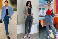 4 kiểu quần jeans chuẩn mốt được sao Hàn diện mãi không chán