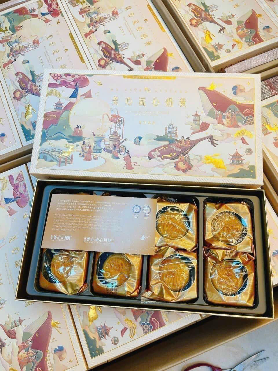 Giật mình giá bánh trung thu nhân trứng chảy Trung Quốc-1