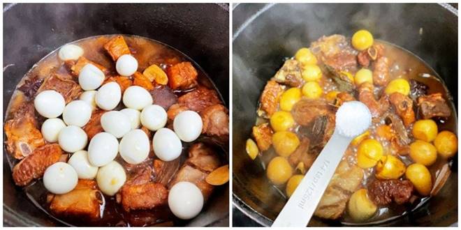 Sườn kho không đã ngon, cho thêm quả bé tí dinh dưỡng gấp 3-4 lần trứng gà lại được món ăn với cơm siêu bổ-8