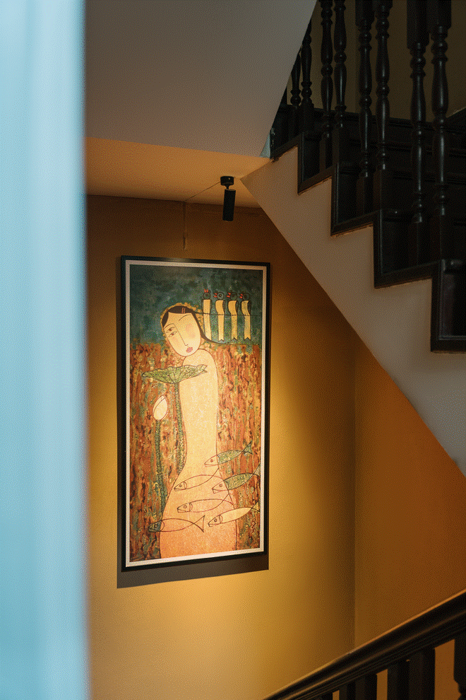 Không gian nhà phố giữ trọn nét đẹp nhuốm màu thời gian từ những vật liệu cũ-14