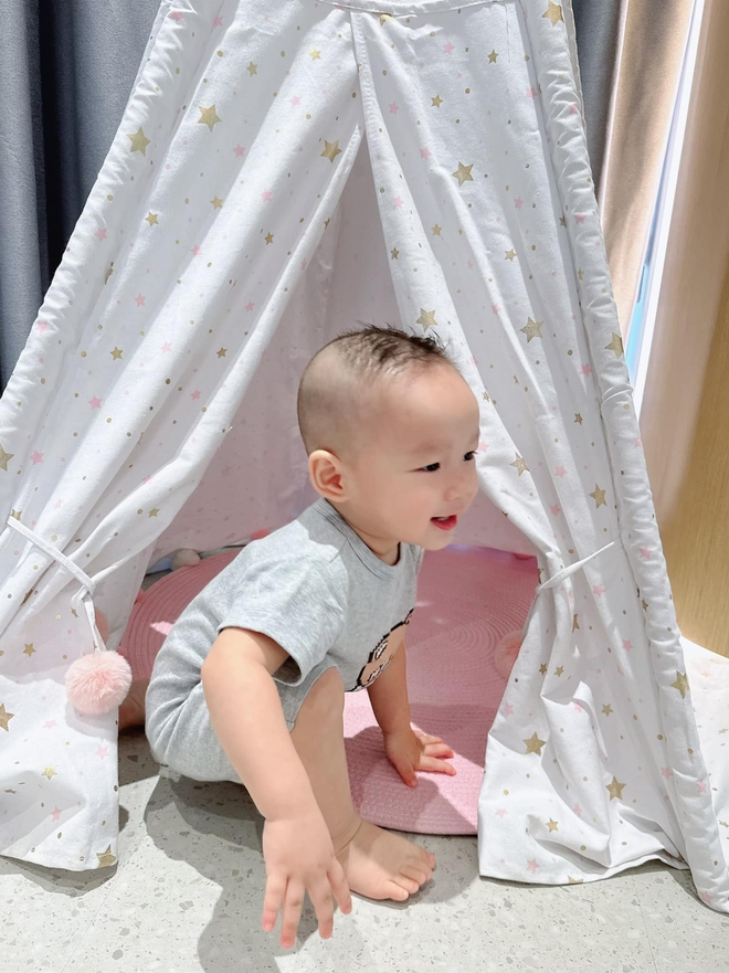 Bảo Thy khoe con trai 22 tháng tuổi nhớ rõ chữ số, các loại hình, biết lắp ráp, tiết lộ bí quyết không đơn giản-3