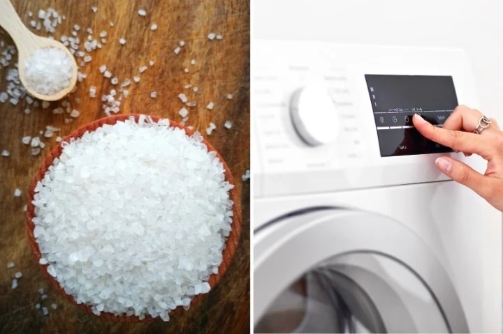 What does pouring salt into the washing machine do?-1
