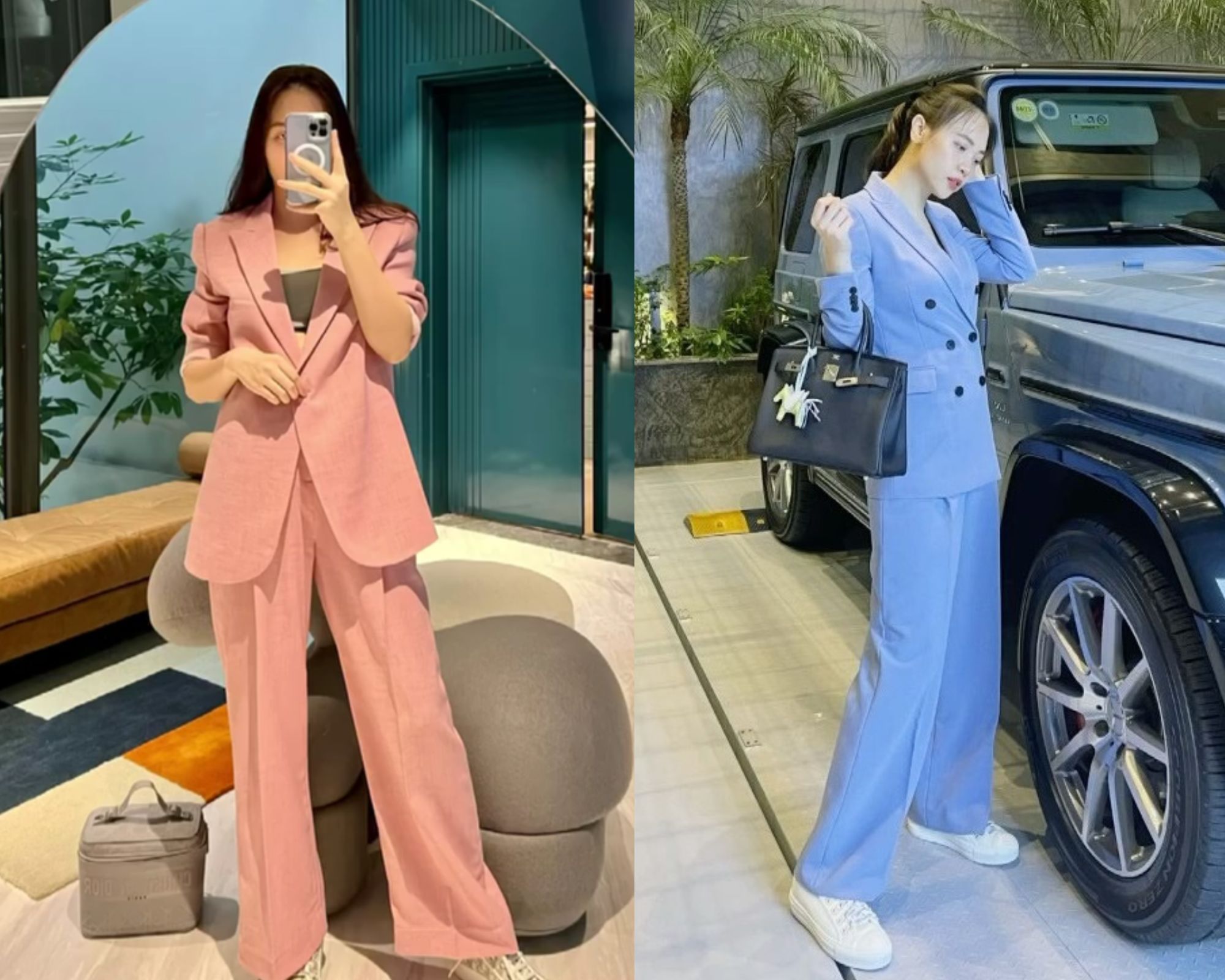 Thường xuyên đi giày bệt, Đàm Thu Trang mặc gì để tôn dáng?-3