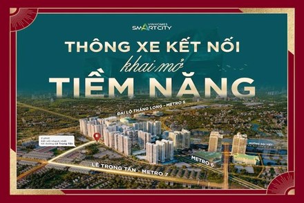 Vinhomes Smart City thông đường nối ra Lê Trọng Tấn kéo dài