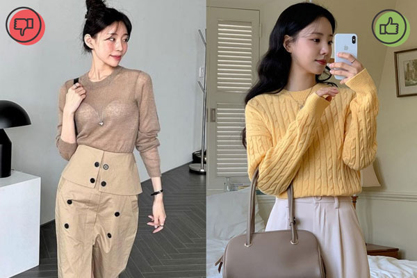 Áo len mỏng phối với quần gì để chuẩn sành điệu?-6