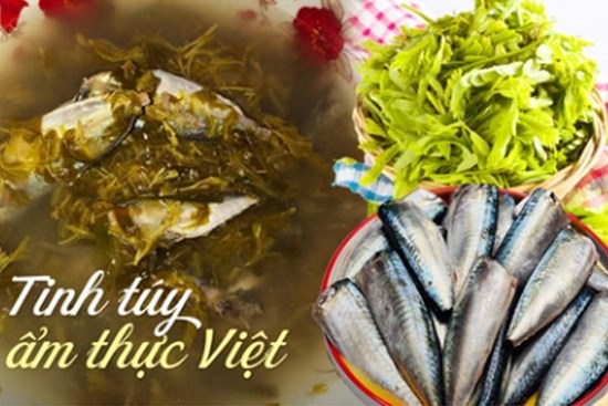 Nhớ thương canh cá nục lá me non