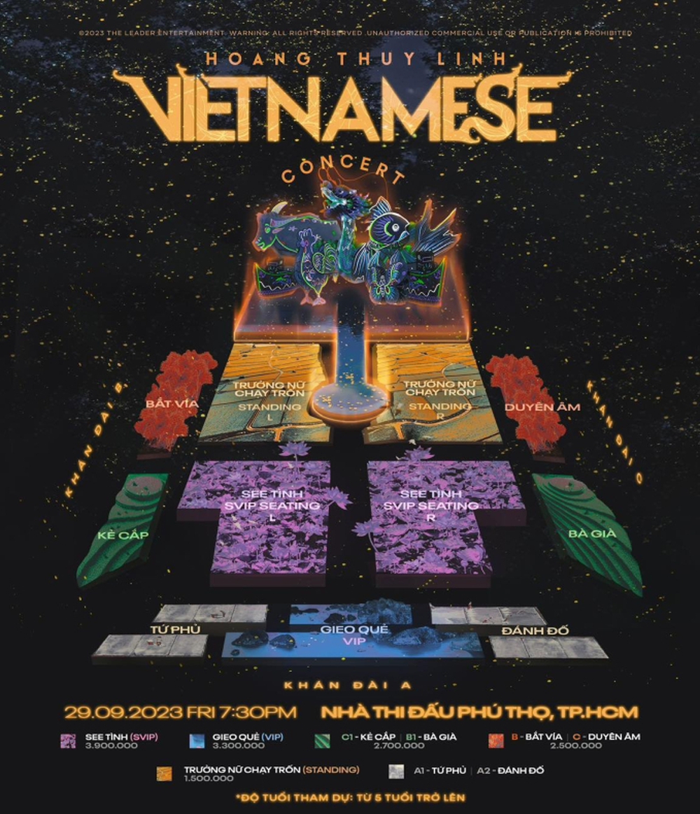 Tình hình bán vé concert của Hoàng Thùy Linh: Chưa sold-out bất kì hạng vé nào-2