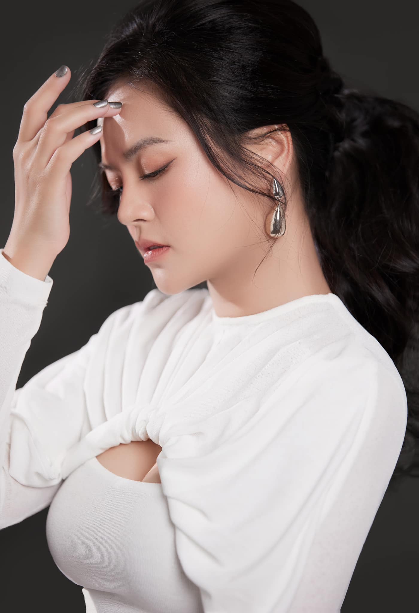 Sao nữ đình đám của phim VTV tăng cân đáng kể sau 1 năm vắng bóng, tự nhận mặt như bánh Trung thu-4