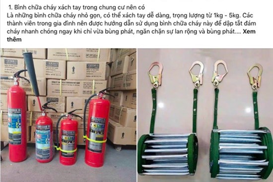 Dân Hà Nội vội vàng đi mua thang dây, kìm sắt đề phòng hỏa hoạn