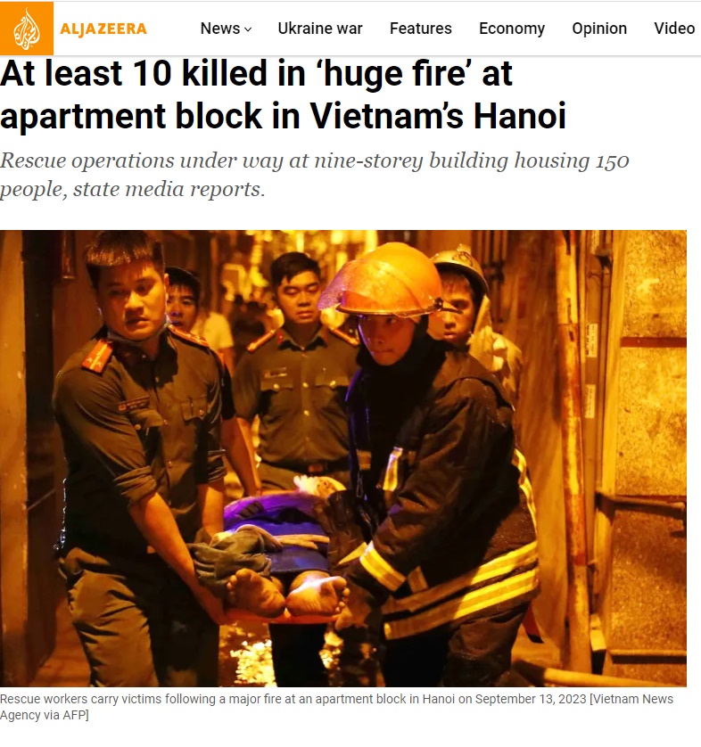 Báo nước ngoài đưa tin vụ cháy chung cư mini ở Hà Nội-3