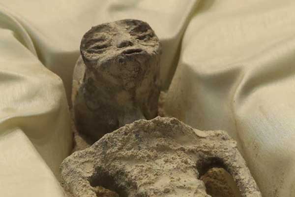 Mexico: Trưng bày 2 thi hài hoá thạch nghi người ngoài hành tinh, chuyên gia khẳng định DNA không tương thích với người Trái đất-1