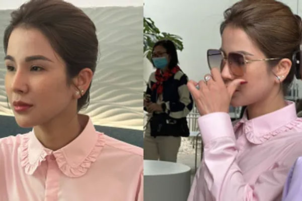 Sau 1 lần vắng mặt, Diệp Lâm Anh được bạn thân hộ tống đến phiên toà phúc thẩm ly hôn-6