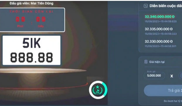 Người trúng biển số ô tô 51K-888.88 với mức đấu giá kỷ lục 32,3 tỷ đồng-1