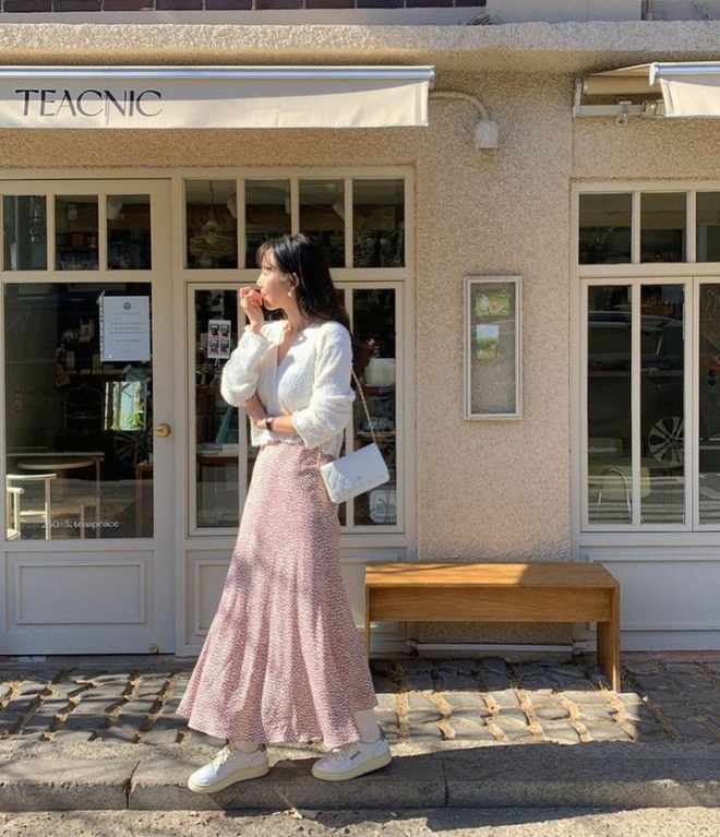 5 kiểu áo rất hợp để phối cùng chân váy dài-4