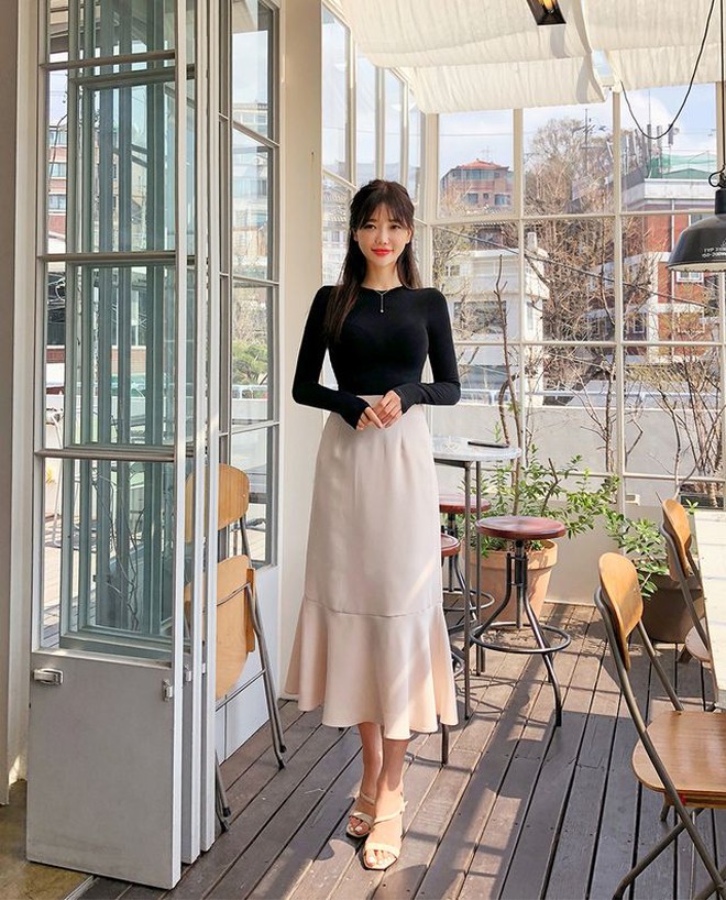 5 kiểu áo rất hợp để phối cùng chân váy dài-9