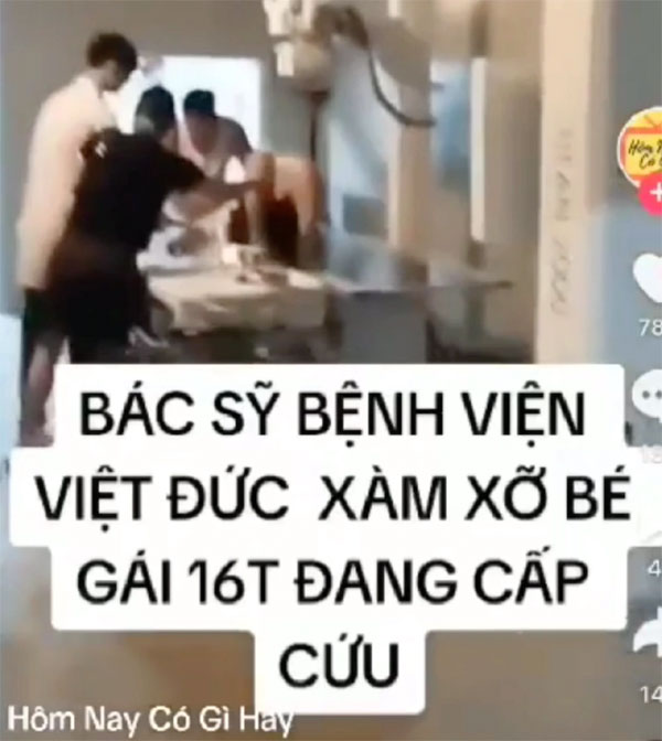 Nhân viên Bệnh viện Việt Đức bị tố sàm sỡ thiếu nữ là sinh viên thực tập-1
