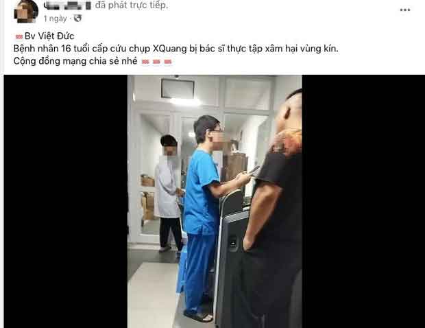 Công an vào cuộc vụ nữ bệnh nhân tố bị sàm sỡ ở Bệnh viện Việt Đức-1