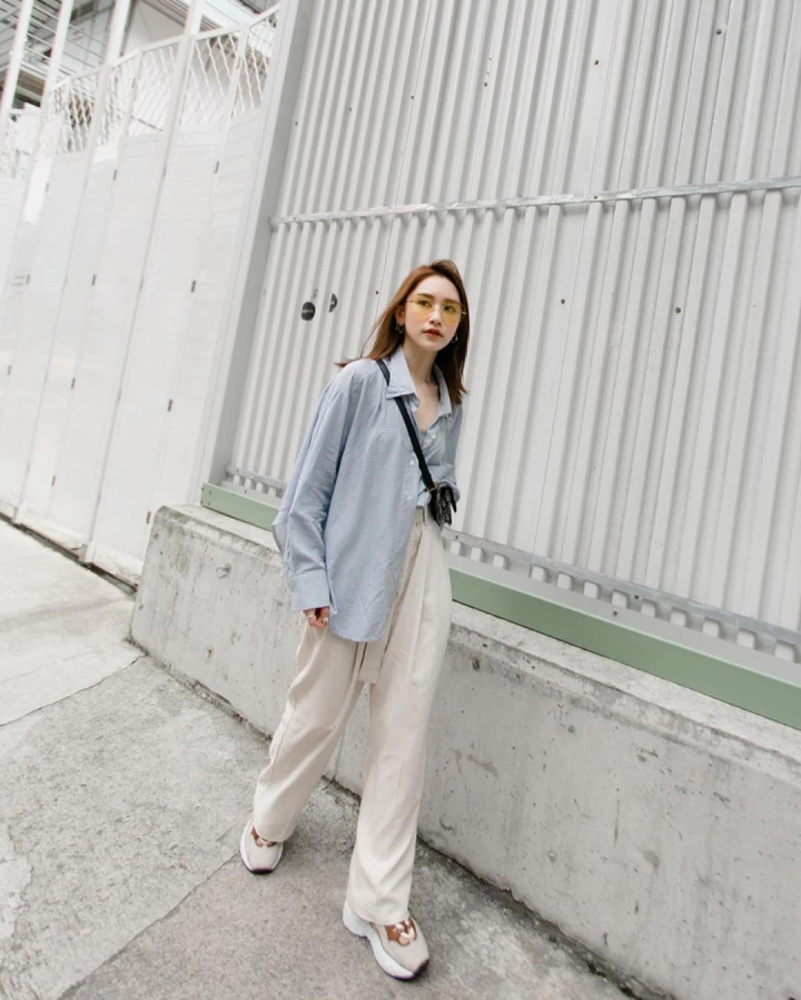 Cách phối đồ với áo sơ mi oversize nữ-1