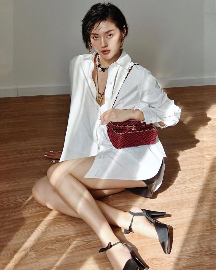 Cách phối đồ với áo sơ mi oversize nữ-3