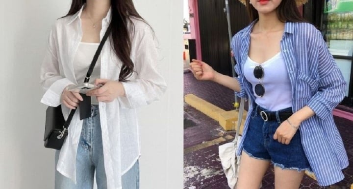 Cách phối đồ với áo sơ mi oversize nữ-4