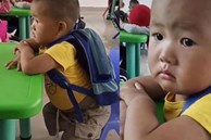 Ngày đầu tiên đi học, cậu bé rưng rưng nước mắt, lại còn có 'mưu đồ' khiến bố mẹ không thể nhịn cười