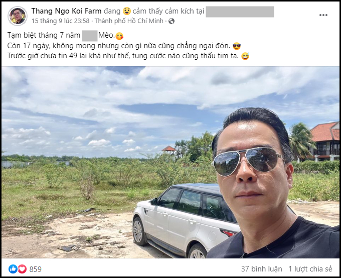 Vua cá Koi” chia sẻ cuộc sống biến động sau khi Hà Thanh Xuân chia tay online”, tay vẫn đeo nhẫn cưới-2