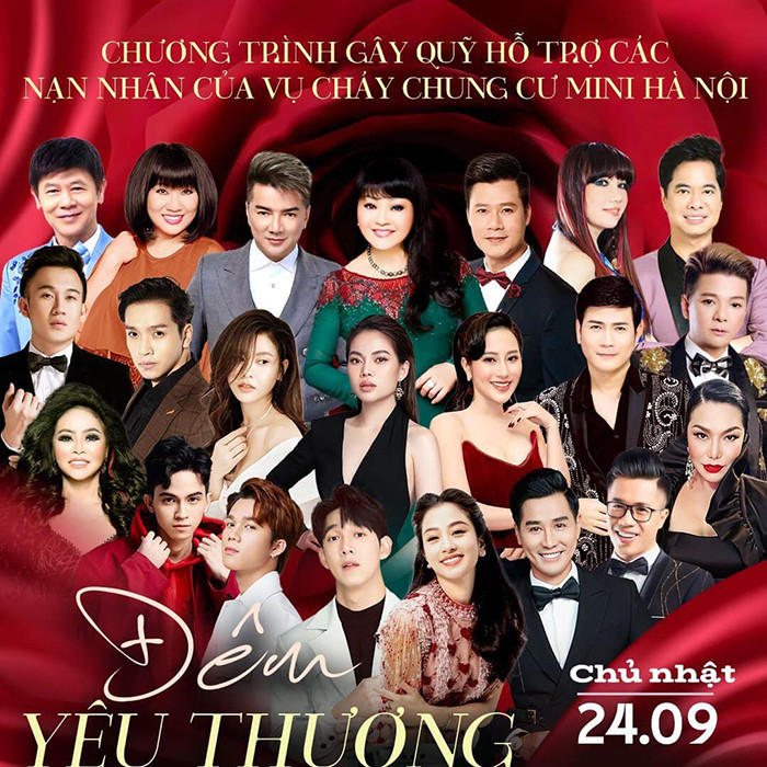 Hơn 20 ca sĩ làm đêm nhạc gây quỹ ủng hộ nạn nhân vụ cháy chung cư mini ở Hà Nội-1