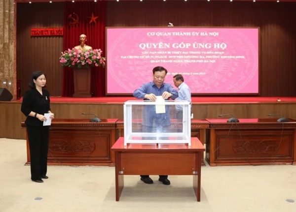 Hà Nội: Hơn 68 tỷ đồng hỗ trợ nạn nhân vụ cháy chung cư mini ở phố Khương Hạ-1