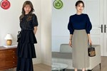 10 cách mặc chân váy dài trẻ trung như mỹ nhân Việt-11
